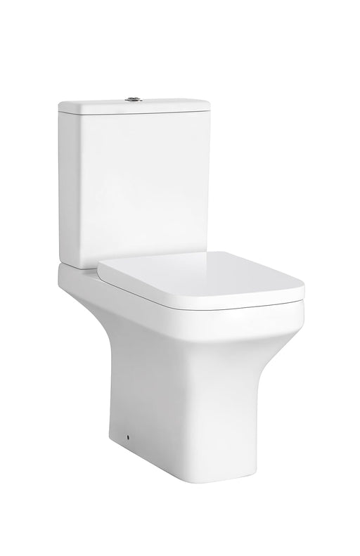 Kartell K-VIT Ozone Square Close Coupled Rimless WC Pan in White (POT026OZ)