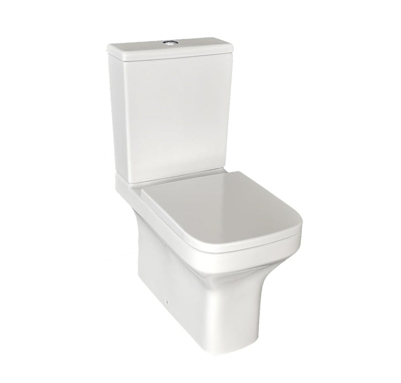 Kartell K-VIT Ozone Square Rimless Back To Wall WC Pan White POT027OZ