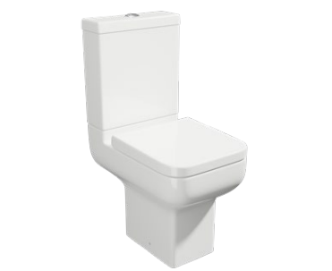 Kartell K-VIT Options 600 Short Projection Soft Close Seat - White (POT079OPR)