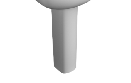 Kartell K-VIT Pure Round Full Pedestal - White (POT451SE)