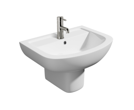 Kartell K-VIT Pure Round Semi Pedestal - White (POT452SE)