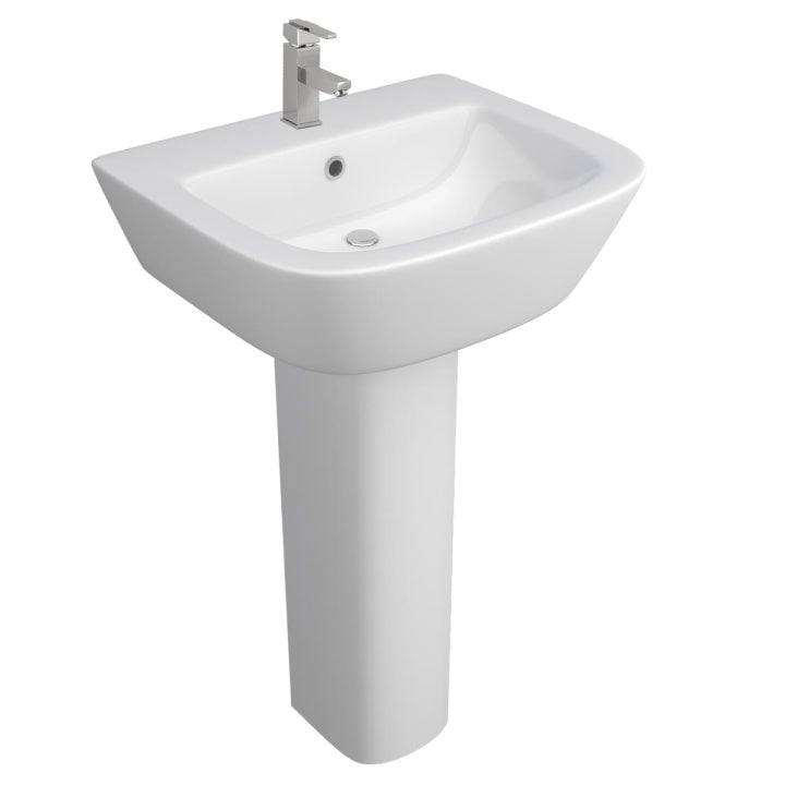 Kartell K-VIT Series 600 Square Full Pedestal-White Gloss (POT453SE)