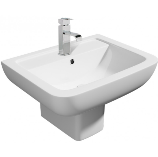 Kartell K-VIT Series 600 Square Semi Pedestal-White Gloss (POT454SE)