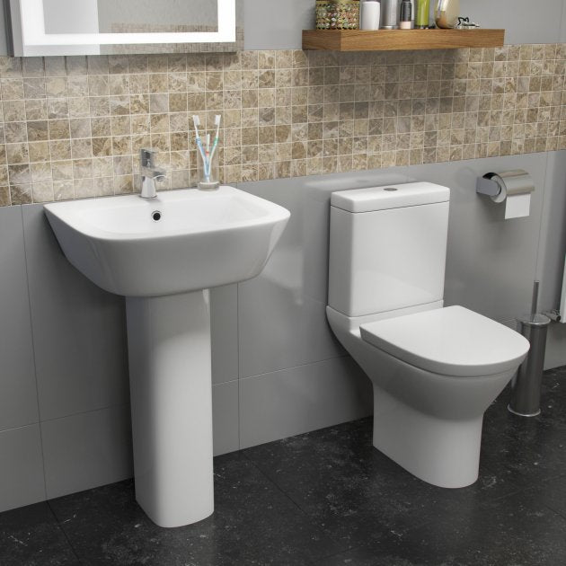 Kartell K-VIT Universal 600 Close Coupled Cistern-White Gloss (POT600SE)