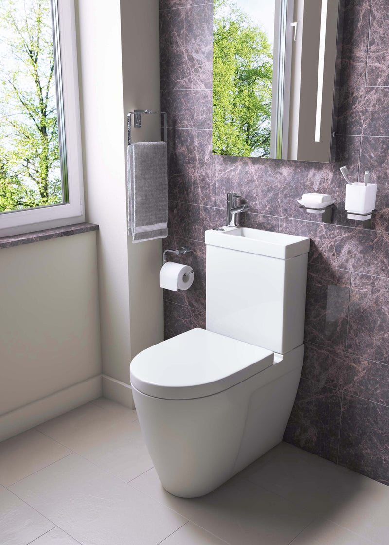 Kartell K-VIT Combi 2 in 1 Cistern, Basin, WC Pan & Mixer Tap (POT955CM-POT960CM)