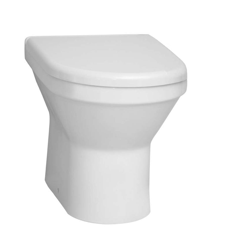 *DISCONTINUED*Kartell K-VIT Style Back To Wall WC Pan-White Gloss (POT985ST)