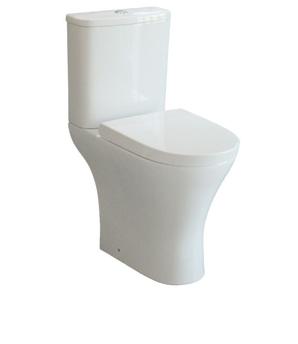 Kartell K-VIT Primo Round Comfort Height Rimless WC Pan - White (PRI-CH-RO)