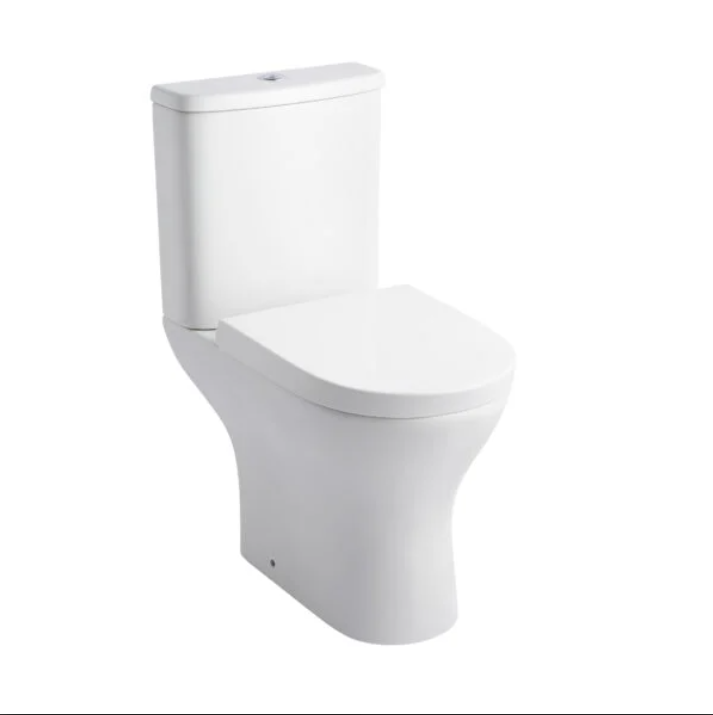 Kartell K-VIT Primo Round Open Back Rimless WC Pan - White (PRI-SP-RO)
