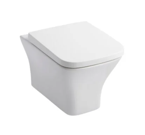 Kartell K-VIT Primo Square Rimless Wall Hung WC Pan - White (PRI-WH-SQ)