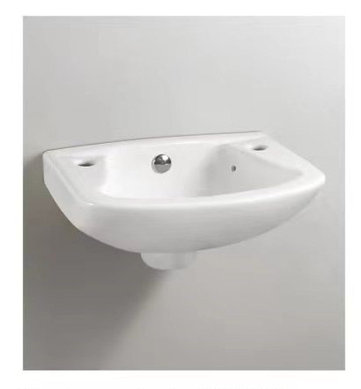 Kartell K-VIT Proton Cloakroom 355mm 2 Tap Hole Basin (PRO355BAS2)