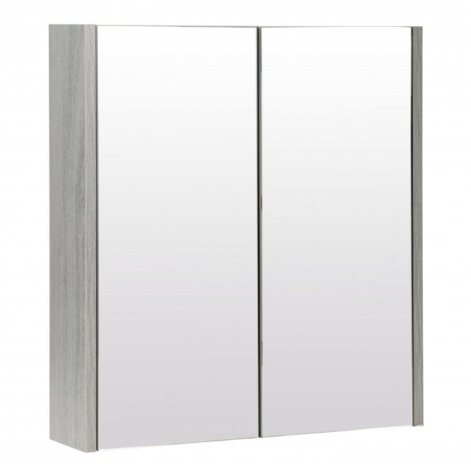 Kartell K-VIT Purity 600mm Mirror Cabinet in Silver Oak (PSO600MIR)