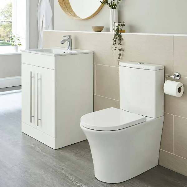Kartell K-VIT Kameo Short Projection Rimless Pan- White Gloss (POT538KA)
