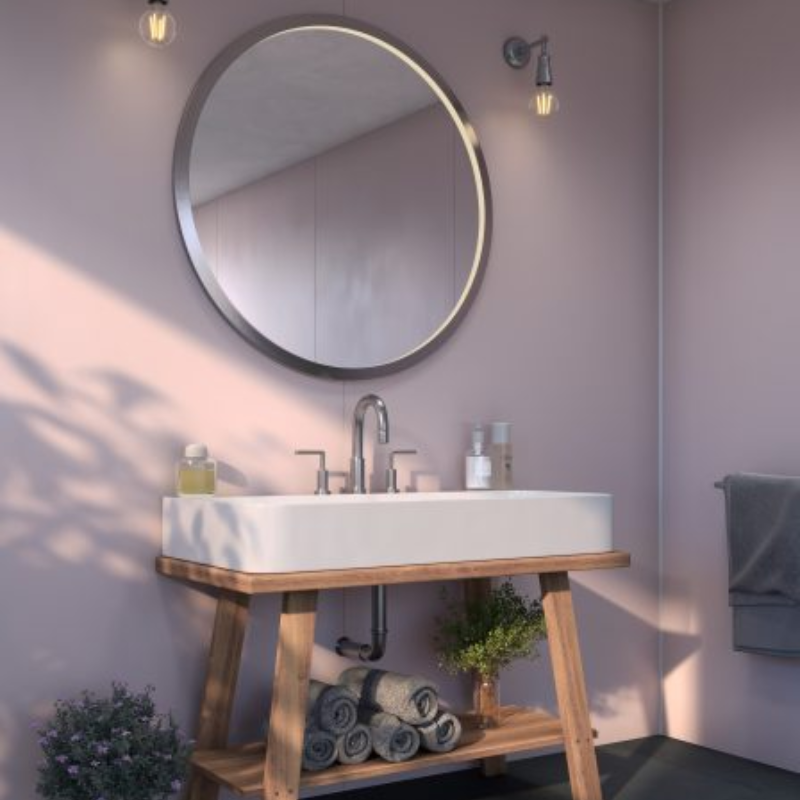 Selkie Rosewater Tongue & Groove MDF Wall Panel