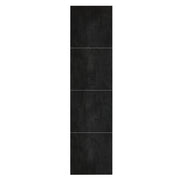 Wall&Water Black Velvet Satin wet wall panel close-up swatch