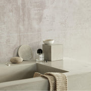 Wall&Water Concrete Satin 600x300mm tile-effect wet wall panel in a modern bathroom