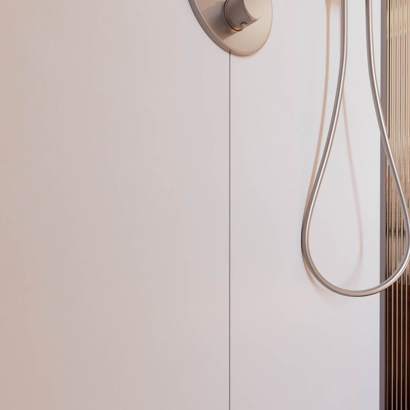 Wall&Water Snow White Gloss wet wall panel surface detail