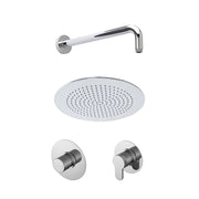 Nuie Arvan Chrome 1 Outlet Concealed Thermostatic Shower Valve Bundle — SBR124ST1
