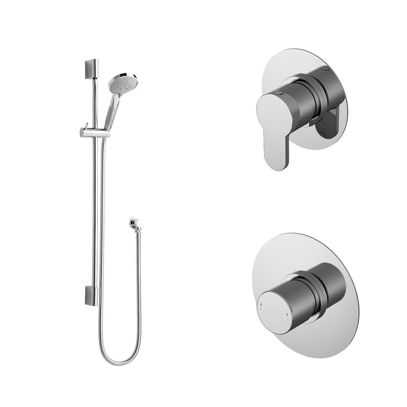 Nuie Arvan Chrome 1 Outlet Shower Valve Bundle Including Cartridge — SBR126ST1