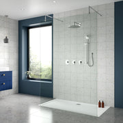 Nuie Arvan Chrome 2 Outlet Concealed Shower Valve with Stop Tap & Diverter lifestyle image 1