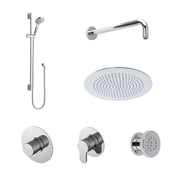 Nuie Arvan Chrome 3 Outlet Concealed Shower Valve with 3 Body Jets — SBR134ST3