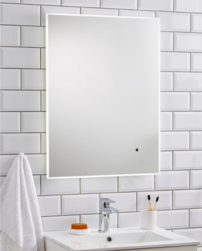 Kartell K-VIT Seattle 600 x 800mm LED Mirror - Chrome (SE6080)