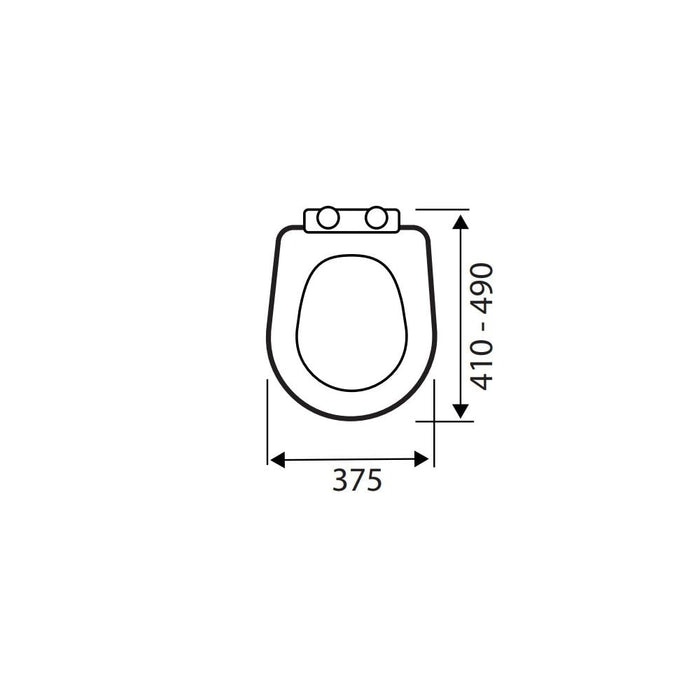 Kartell K-VIT Uni 2 Premium Soft Close Seat (SEA002UN)