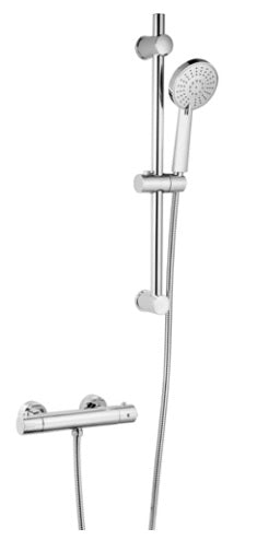 Kartell K-VIT Plan Option 6 Thermostatic Bar Shower with Slide Rail Kit (SHO005PL)