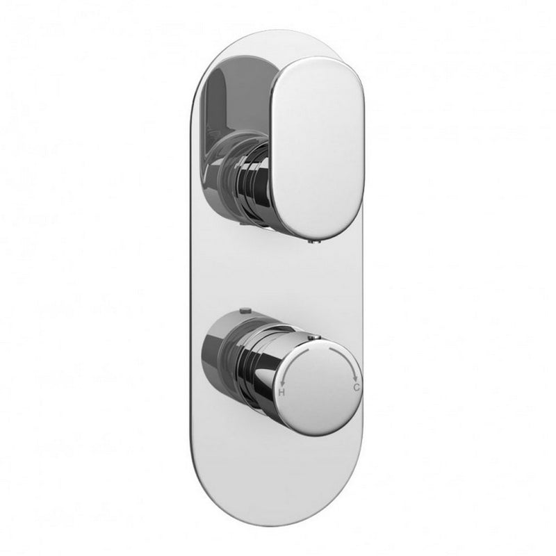 Kartell K-VIT Logik Concealed Thermostatic Shower Valve & Diverter – Chrome (SHO021LO)