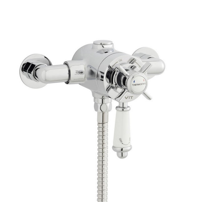 Kartell K-VIT Klassique Exposed Thermostatic Shower Valve – Chrome (SHO044KL)