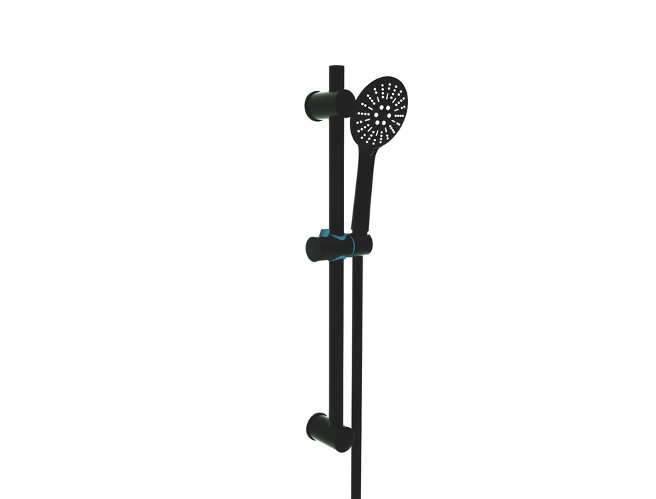Kartell K-VIT Nero Round Slide Rail Kit-Matt Black (SHO057NR)