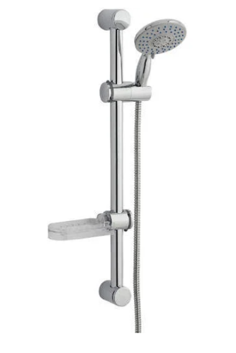 Kartell K-VIT Logik Option 1 Concealed Thermostatic Shower Set with Adjustable Slide Rail Kit – Chrome (SHO020LO)(SHO080DE)(SHO092OE)
