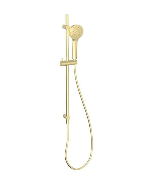 Kartell K-VIT Puro Adjustable Slide Rail with Built-In Outlet – Brushed Brass (SHO162PO)