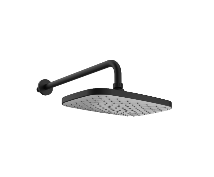 Kartell K-VIT Kolt Option 3 Thermostatic Shower with Fixed Overhead Drencher – Matt Black (SHO313KBL)(SHO315KBL)
