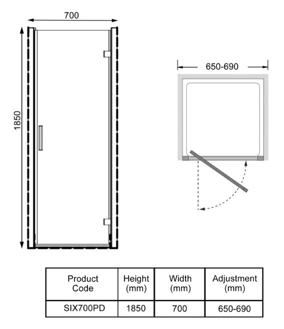 Kartell K-VIT KV6 Pivot Door