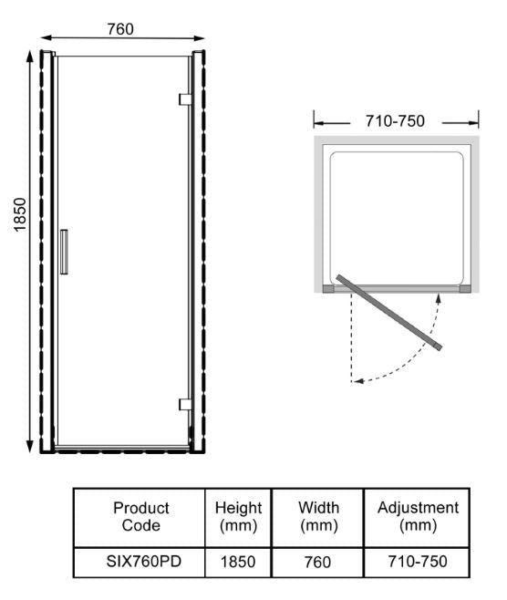 Kartell K-VIT KV6 Pivot Door