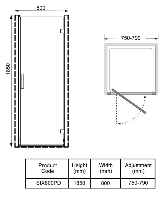Kartell K-VIT KV6 Pivot Door