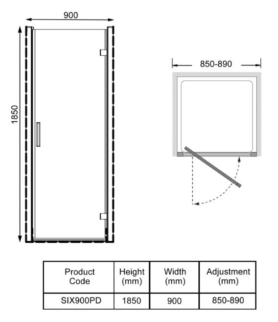 Kartell K-VIT KV6 Pivot Door