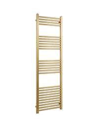Kartell K-RAD 22mm Straight Heated Towel Rail 500mm x 1600mm Brushed Brass