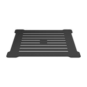 Nuie 90mm Fast Flow Shower Tray Waste with Grid - Matt Black