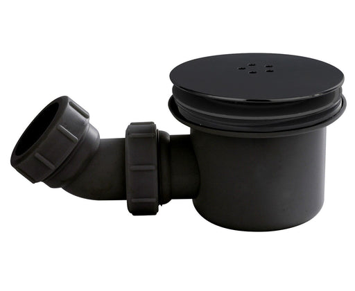 Nuie 90mm Fast Flow Shower Tray Waste - Matt Black