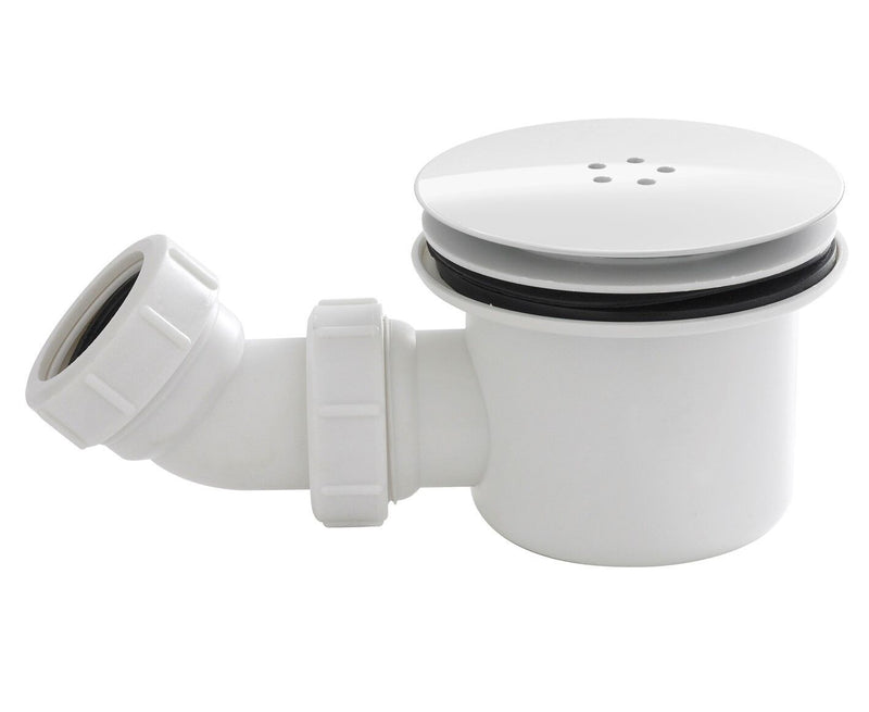 Matt White Fast Flow Shower Waste (STW004)