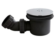 Black Chrome Fast Flow Shower Waste (STW007)