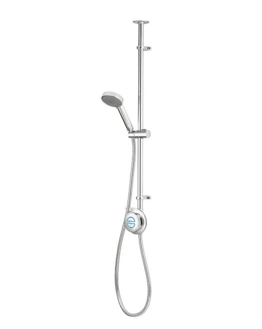 Aqualisa Quartz Classic Smart Digital Shower Exposed with Adjustable Head and Bath Fill (HP/Combi)
