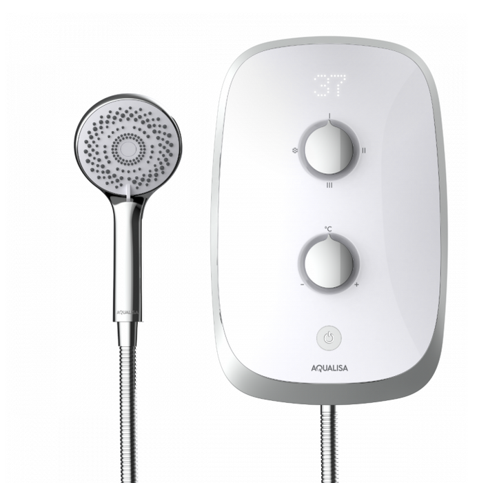 Aqualisa Evolve Electric Shower Kit Arctic White 8.5KW