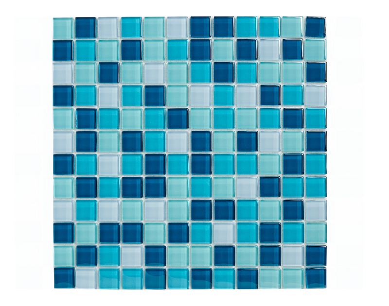 Blue Mosaic Border Tile 300x300x8mm