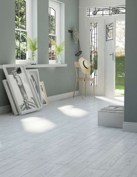 Vinyl Click Flooring Planks, Antique White Oak, 181mm x 1220mm x 5mm (2.2sqm)