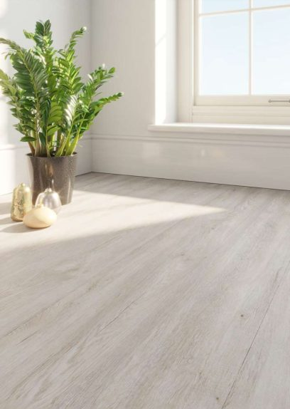 Vinyl Click Flooring Planks, Natural Oak, 181mm x 1220mm x 5mm (2.2sqm)