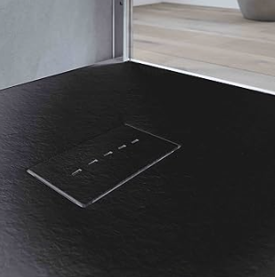AKW Onyx Black Shower Tray 900x900mm (11891)