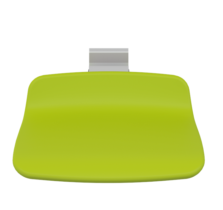 Pressalit PLUS Shower Seat 450, Fixed Height Lime Green (R7404277)