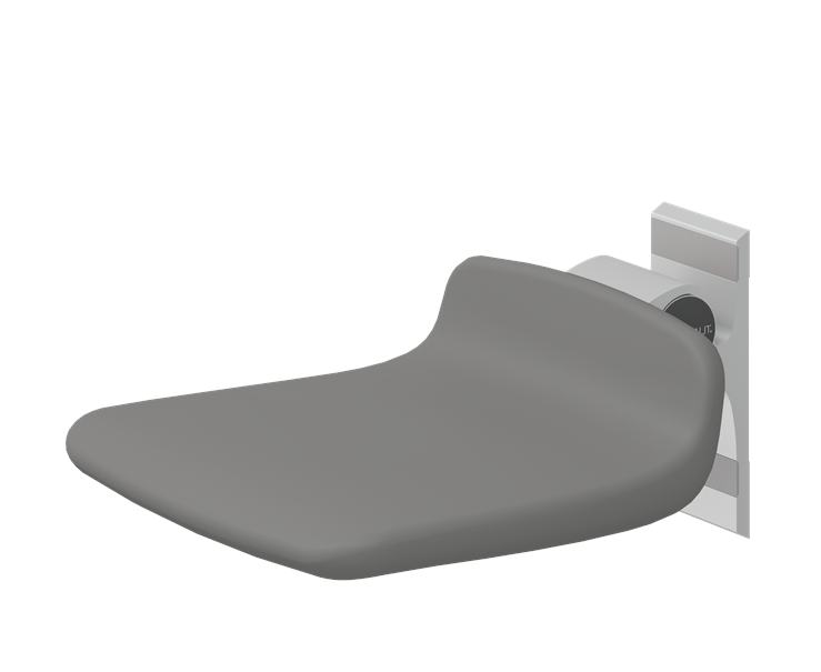 Pressalit PLUS Shower Seat 310, Fixed Height Grey (R7304112)